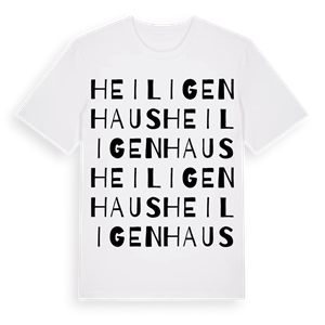 Heiligenhaus ordlek t-shirt – ekologisk bomull t-shirt från Pinshirt
