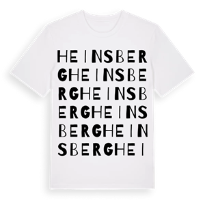 Heinsberg ordlek t-shirt – ekologisk bomull t-shirt från Pinshirt