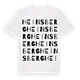 Heinsberg ordlek t-shirt