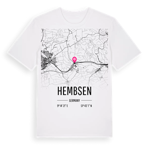 Hembsen karta t-shirt – ekologisk bomull t-shirt från Pinshirt