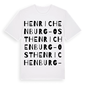 Henrichenburg-Ost ordlek t-shirt – ekologisk bomull t-shirt från Pinshirt