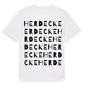 Herdecke ordlek t-shirt – ekologisk bomull t-shirt från Pinshirt