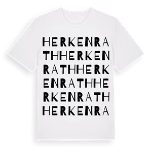 Herkenrath ordlek t-shirt – ekologisk bomull t-shirt från Pinshirt