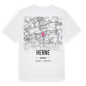 Herne karta t-shirt – ekologisk bomull t-shirt från Pinshirt