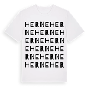 Herne ordlek t-shirt – ekologisk bomull t-shirt från Pinshirt