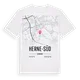 Herne-Süd karta t-shirt