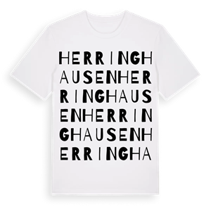 Herringhausen ordlek t-shirt – ekologisk bomull t-shirt från Pinshirt