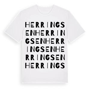 Herringsen ordlek t-shirt – ekologisk bomull t-shirt från Pinshirt
