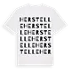Herstelle ordlek t-shirt