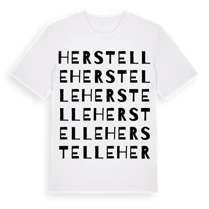 Herstelle ordlek t-shirt – ekologisk bomull t-shirt från Pinshirt