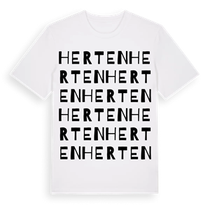 Herten ordlek t-shirt – ekologisk bomull t-shirt från Pinshirt