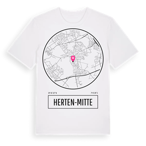Herten-Mitte t-shirt – ekologisk bomull t-shirt från Pinshirt