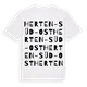 Herten-Süd-Ost ordlek t-shirt