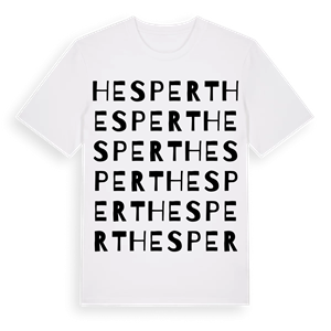 Hespert ordlek t-shirt – ekologisk bomull t-shirt från Pinshirt