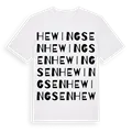 Hewingsen ordlek t-shirt