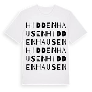 Hiddenhausen ordlek t-shirt – ekologisk bomull t-shirt från Pinshirt