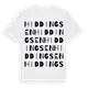 Hiddingsen ordlek t-shirt