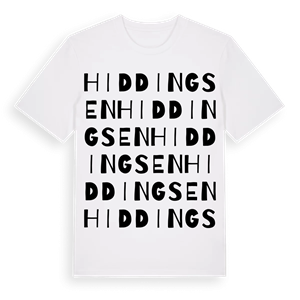 Hiddingsen ordlek t-shirt – ekologisk bomull t-shirt från Pinshirt