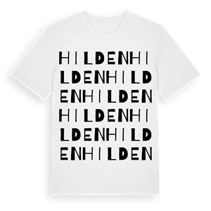 Hilden ordlek t-shirt – ekologisk bomull t-shirt från Pinshirt