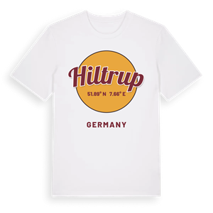 Hiltrup cirkel t-shirt – ekologisk bomull t-shirt från Pinshirt