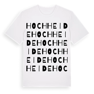 Hochheide ordlek t-shirt – ekologisk bomull t-shirt från Pinshirt