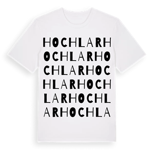 Hochlar ordlek t-shirt – ekologisk bomull t-shirt från Pinshirt