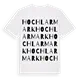 Hochlarmark ordlek t-shirt