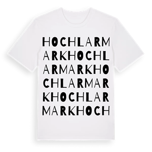 Hochlarmark ordlek t-shirt – ekologisk bomull t-shirt från Pinshirt
