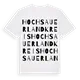 Hochsauerlandkreis ordlek t-shirt