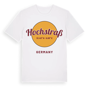 Hochstraß cirkel t-shirt – ekologisk bomull t-shirt från Pinshirt