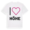 Jag älskar Höhe t-shirt stort tryck