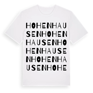 Hohenhausen ordlek t-shirt – ekologisk bomull t-shirt från Pinshirt