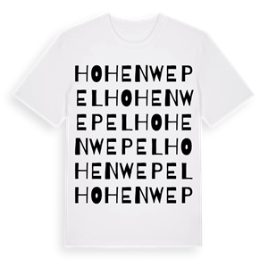 Hohenwepel ordlek t-shirt – ekologisk bomull t-shirt från Pinshirt