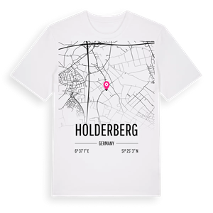 Holderberg karta t-shirt – ekologisk bomull t-shirt från Pinshirt