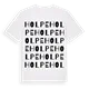 Holpe ordlek t-shirt