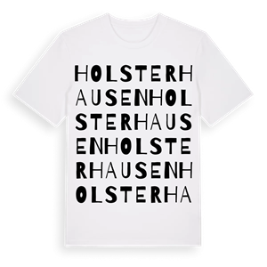 Holsterhausen ordlek t-shirt – ekologisk bomull t-shirt från Pinshirt