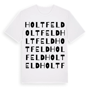 Holtfeld ordlek t-shirt – ekologisk bomull t-shirt från Pinshirt