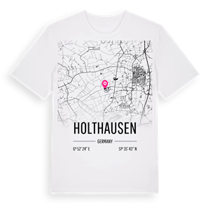 Holthausen karta t-shirt – ekologisk bomull t-shirt från Pinshirt