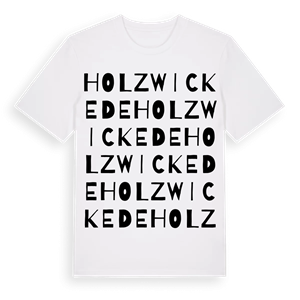 Holzwickede ordlek t-shirt – ekologisk bomull t-shirt från Pinshirt