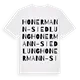 Honermann-Siedlung ordlek t-shirt