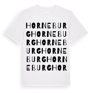Horneburg ordlek t-shirt – ekologisk bomull t-shirt från Pinshirt