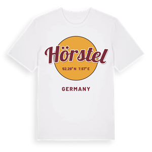 Hörstel cirkel t-shirt – ekologisk bomull t-shirt från Pinshirt