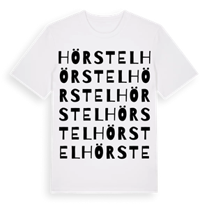 Hörstel ordlek t-shirt – ekologisk bomull t-shirt från Pinshirt