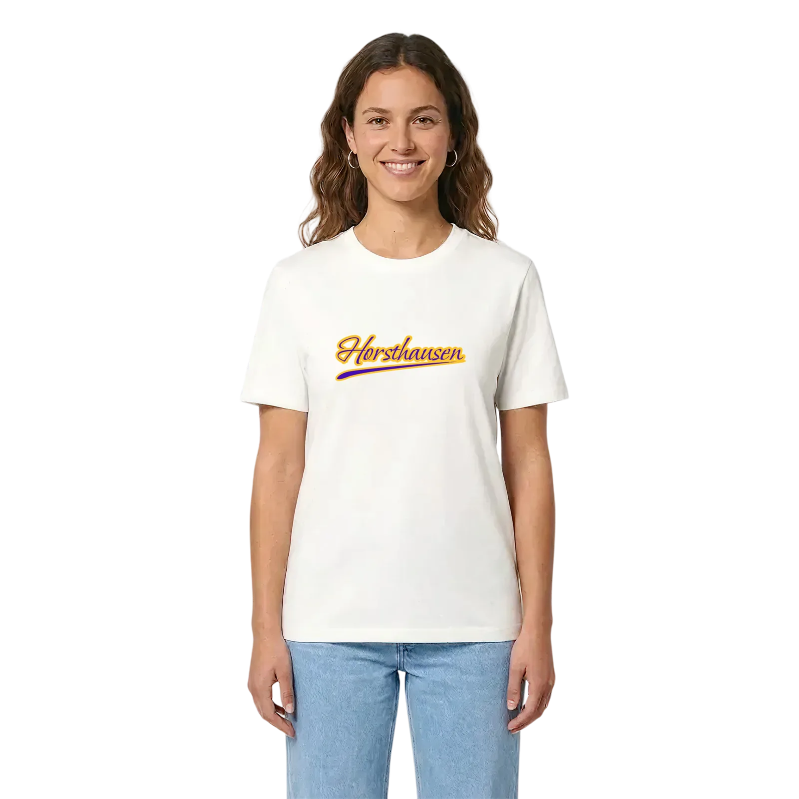 Horsthausen baseball t-shirt – White, i miljö