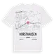 Horsthausen karta t-shirt