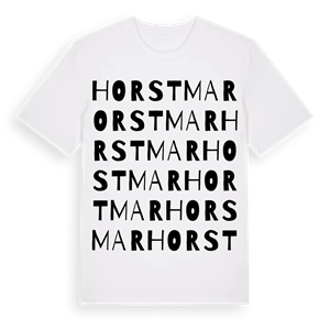 Horstmar ordlek t-shirt – ekologisk bomull t-shirt från Pinshirt