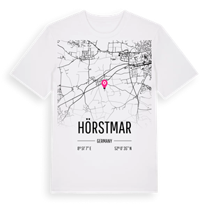 Hörstmar karta t-shirt – ekologisk bomull t-shirt från Pinshirt