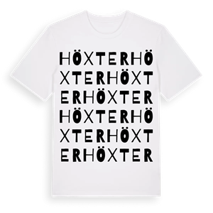 Höxter ordlek t-shirt – ekologisk bomull t-shirt från Pinshirt