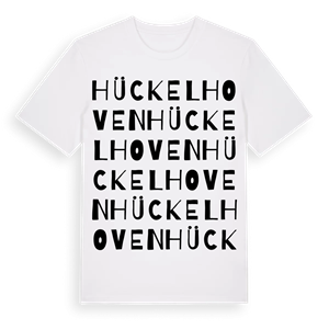 Hückelhoven ordlek t-shirt – ekologisk bomull t-shirt från Pinshirt
