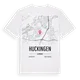 Huckingen karta t-shirt
